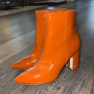 Sam Edelman | Orange Booties | Never Been Worn!